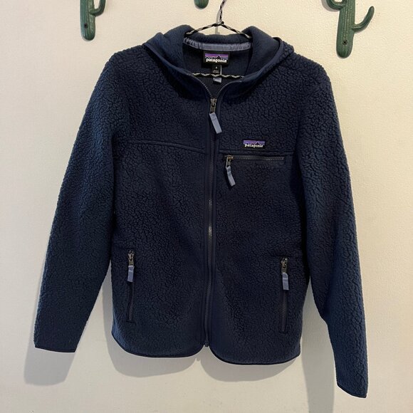 Hooded Patagonia Fleece Zip-Up - Picture 1 of 3